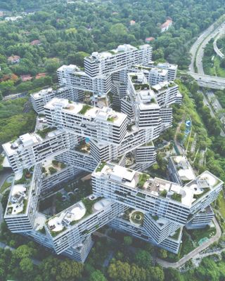 Ole Scheeren’ architecture: The Interlace vertical village