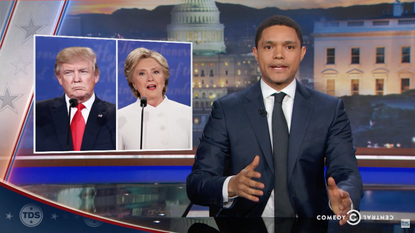 Trevor Noah covered the final presidential debate on The Daily Show.