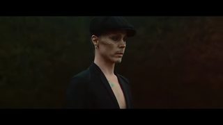 A picture of Ville Valo, taken from his music video for the track Neon Noir