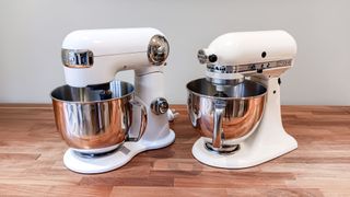 Cuisinart Precision Master and KitchenAid Artisan stand mixer