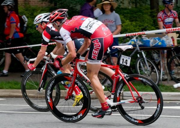Alejando Borrajo (Jamis-Sutter Home) joined Phil Gaimon (Kenda) in the first attempt at a breakaway.