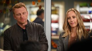 Kim Raver and Kevin McKidd in Grey's Anatomy