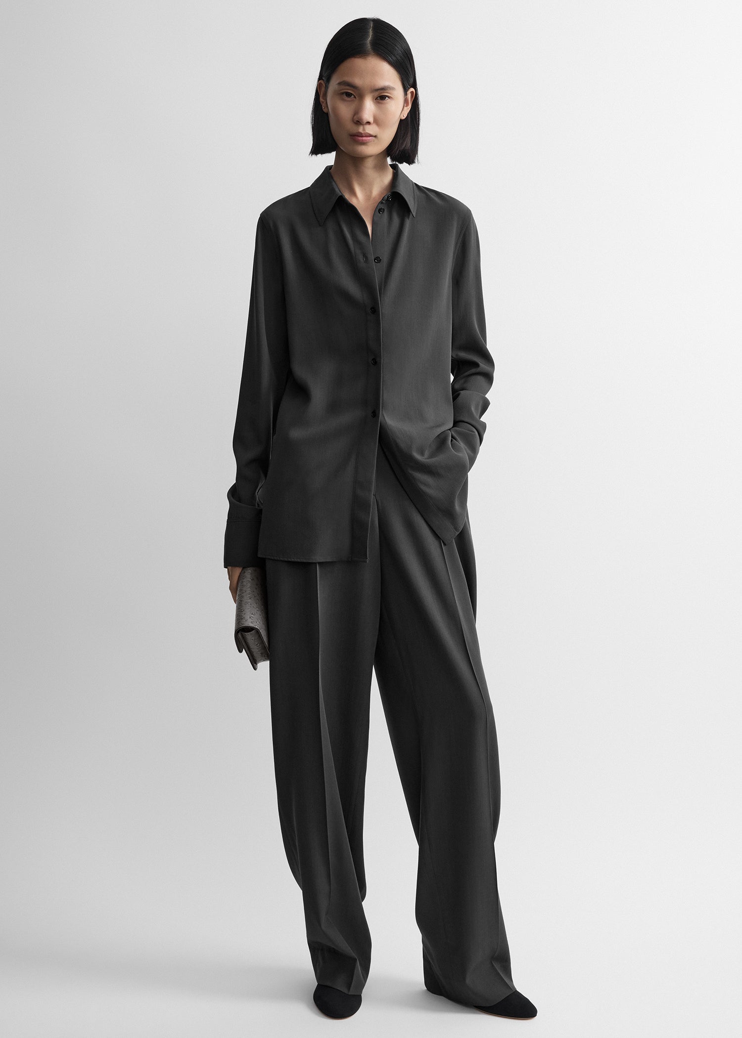 Lightweight Shirt Washed Black - 30