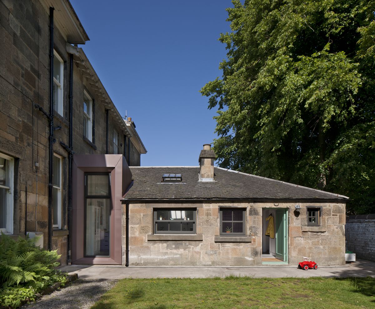  a small extension to a traditional home