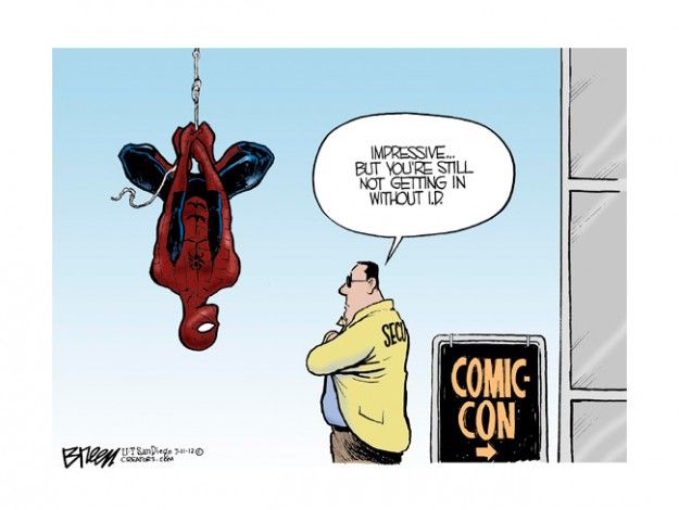 Comic-con crack-down