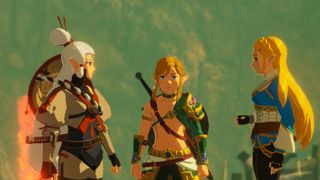 Link Impa Zelda Age Of Calamity