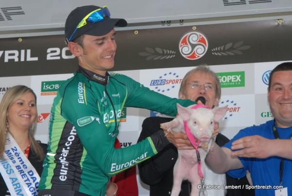 Perrig Quemeneur (Europcar) isn't sure what to think of this prize.