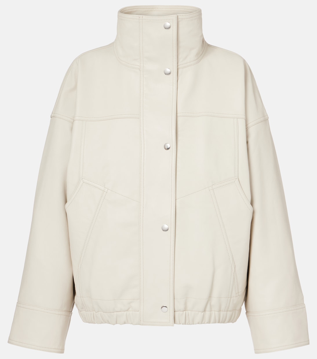 Leather Bomber Jacket