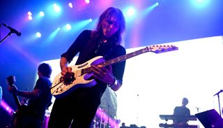 Steve Vai performs onstage during the second annual Above Ground concert benefiting MusiCares at The Fonda Theatre on September 16, 2019 in Los Angeles