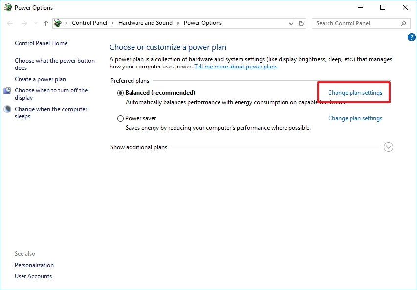 How to change Lock screen timeout before display turn off on Windows 10