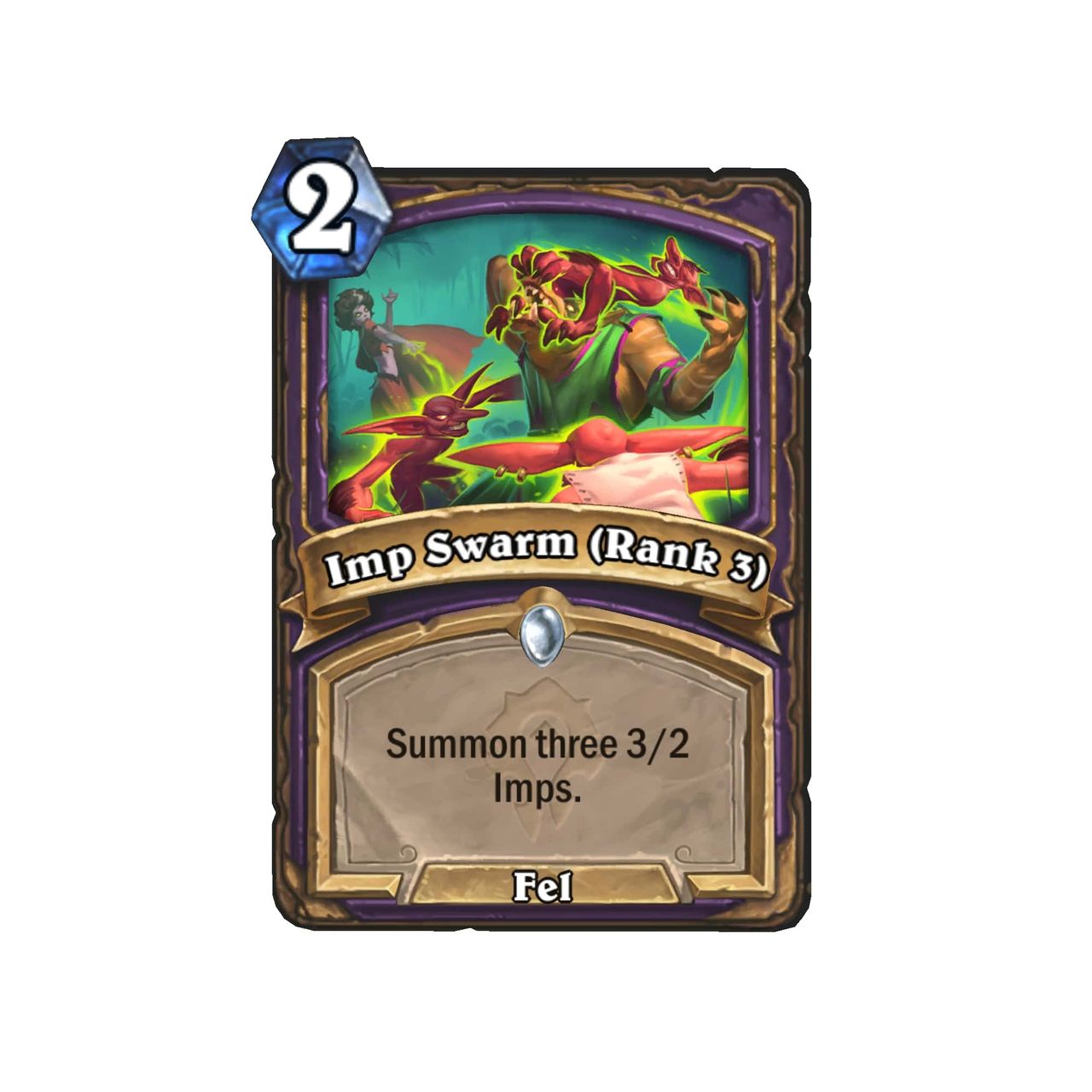 A card from Hearthstone's Forged in the Barrens set