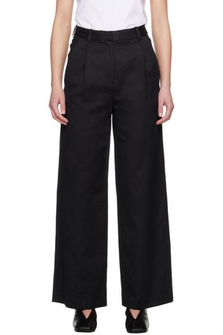 Loulou Studio Black Idai Trousers 