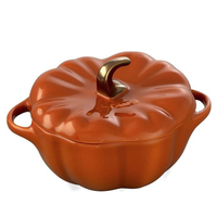 Staub 0.5-Quart Petite Ceramic Pumpkin Baking Dish:  