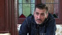 Carla is concerned when Peter (Chris Gascoyne) tells her he is ready for another challenge