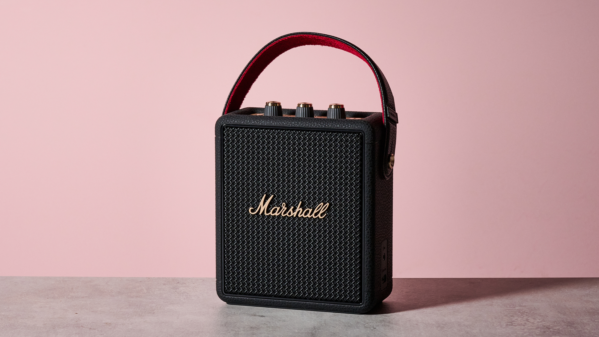 Marshall Stockwell III against pink background