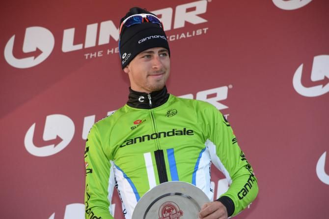 For the second straight year Peter Sagan (Cannondale) placed second at Strade Bianche