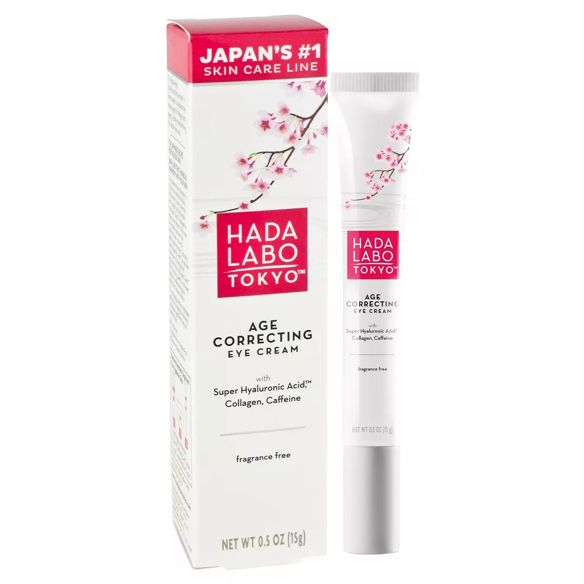 Hada Labo Tokyo Age Correcting Eye Cream, Anti-Aging Wrinkle Under Eye Cream - 0.5oz