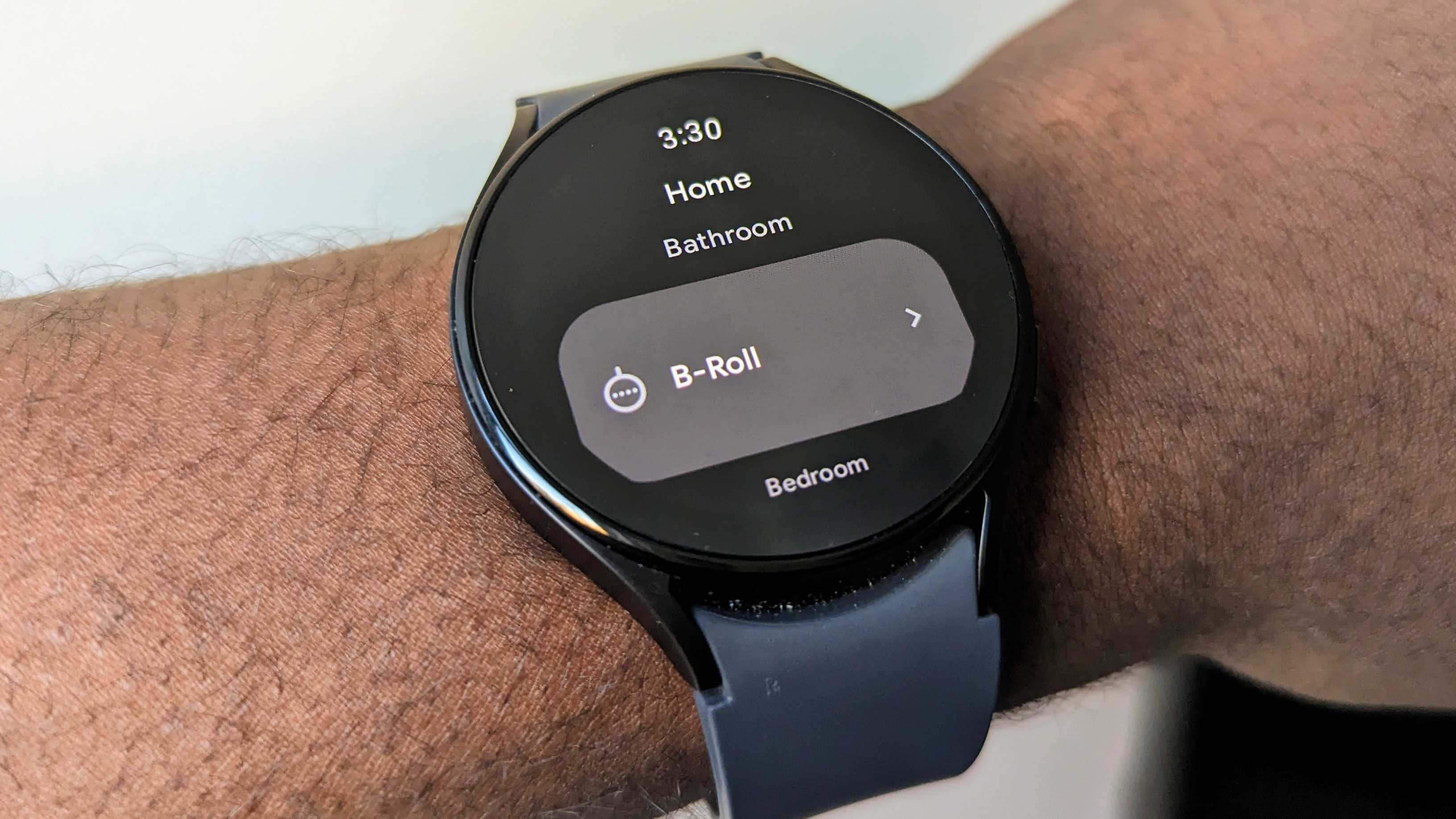 Galaxy Watch 5'te güncellenmiş Google Home uygulaması önizlemesi