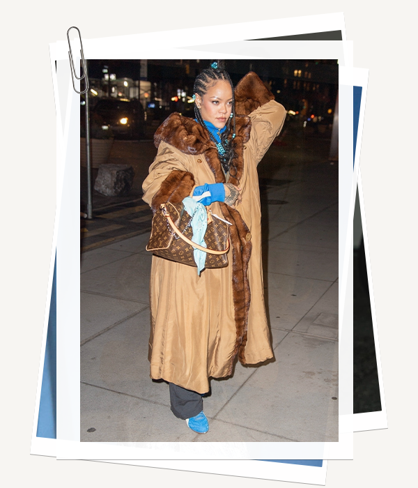 Rihanna wearing puma speedcat sneakers