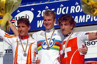 Rogers, Cancellara and Gutierrez on the podium in Madrid