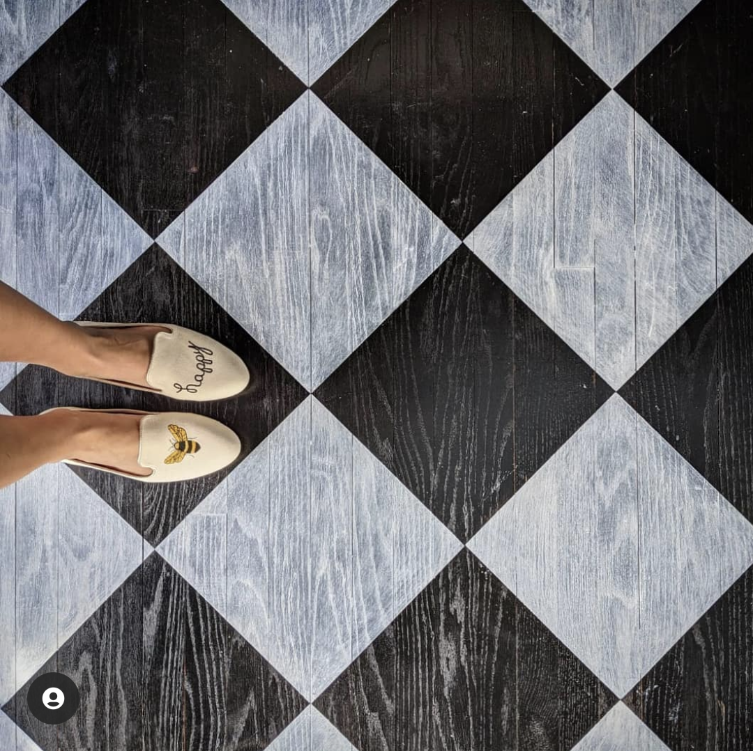 How to paint classic checkerboard floors One DIYer shares how to get