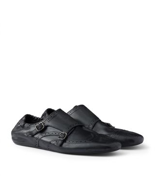 Calf Leather Monk-Strap Shoes