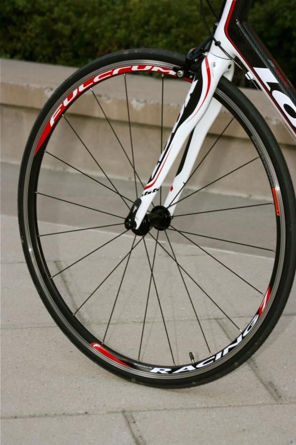 Fulcrum wheels are a nice addition, but standard 28- or 32-spoked wheels might be more reliable over the long haul.