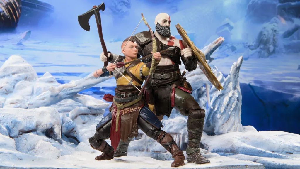 A promotional image of the upcoming Shapes Collection of PlayStation figures.