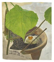 Lucian Freud’s Still Life with Zimmerlinde features in an exhibition of his plant and garden paintings at the Garden Museum, London. Still Life with Zimmerlinde, c.1950, by Lucian Freud. ©Christie's Images / The Lucian Freud Archive