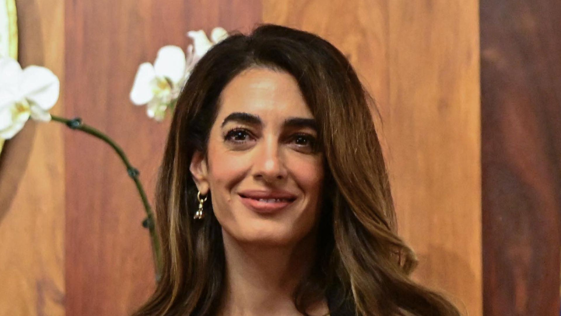 Amal Clooney at the Malacanang Palace in Manila on November 14, 2025.