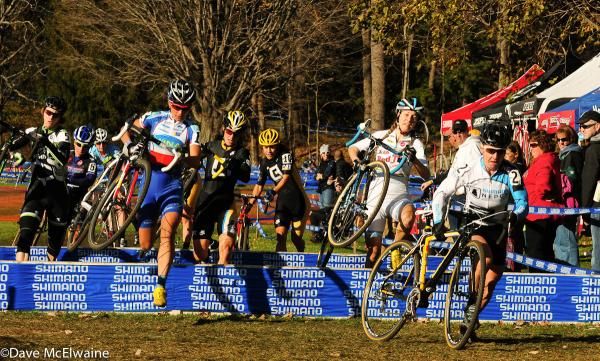 Laura Van Gilder (Mellow Mushroom Pizza) led on the first lap