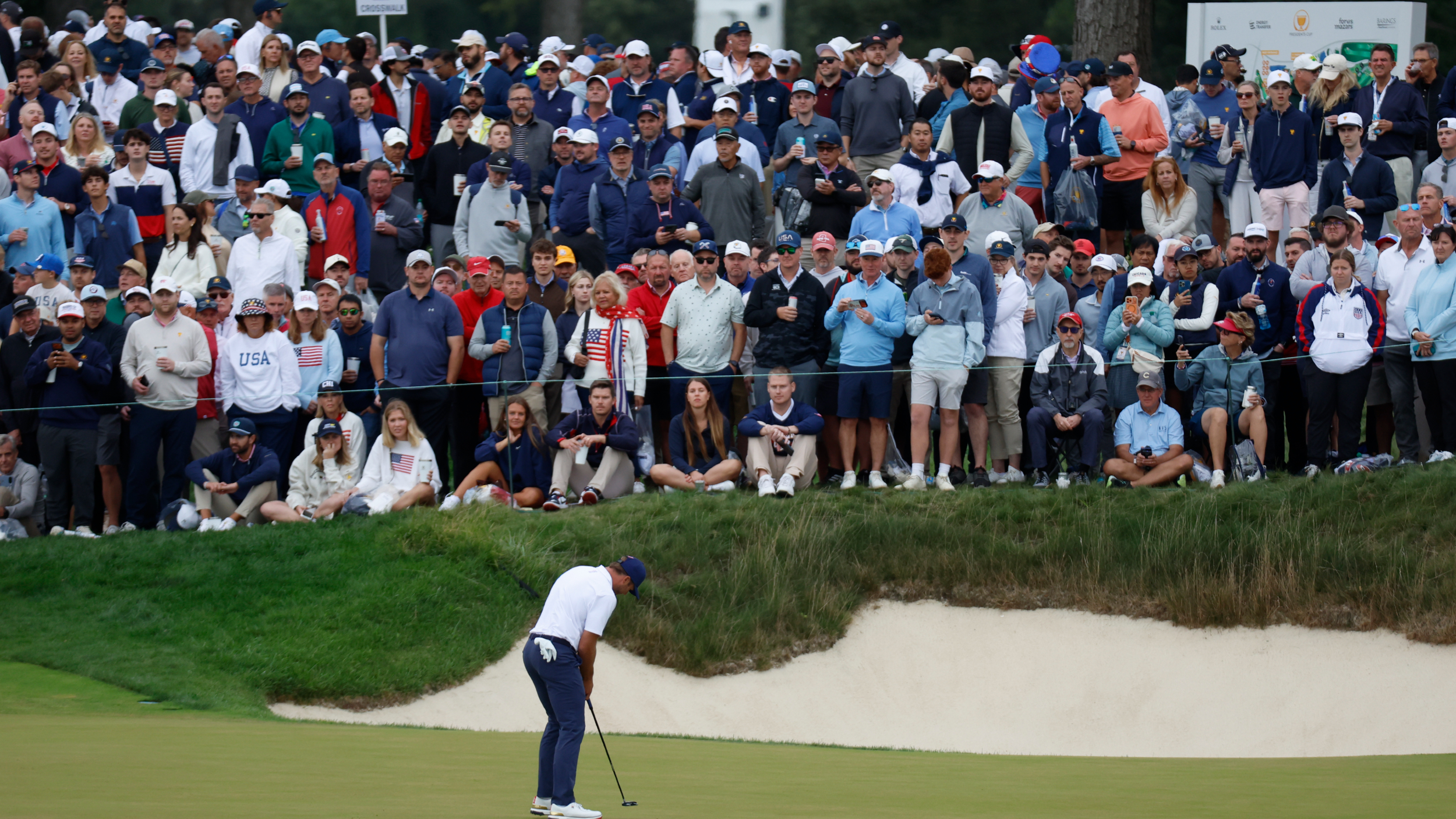 Sam Burns during the Presidents Cup