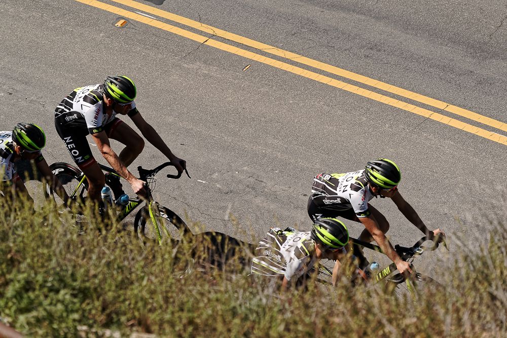 Axel Merckx joins the team on a ride.