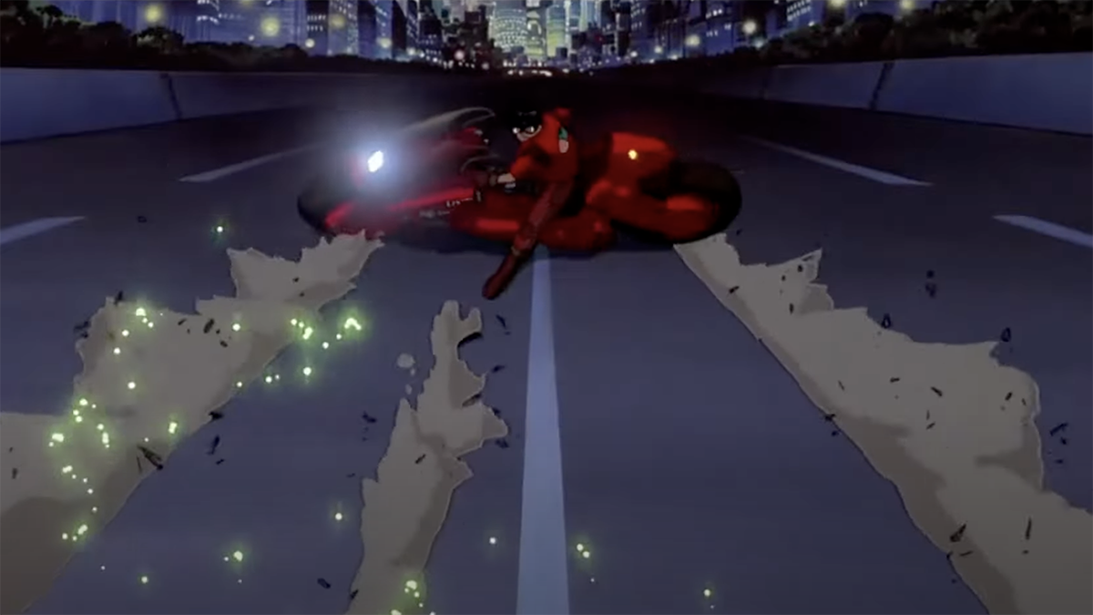 The iconic bike slide from Akira