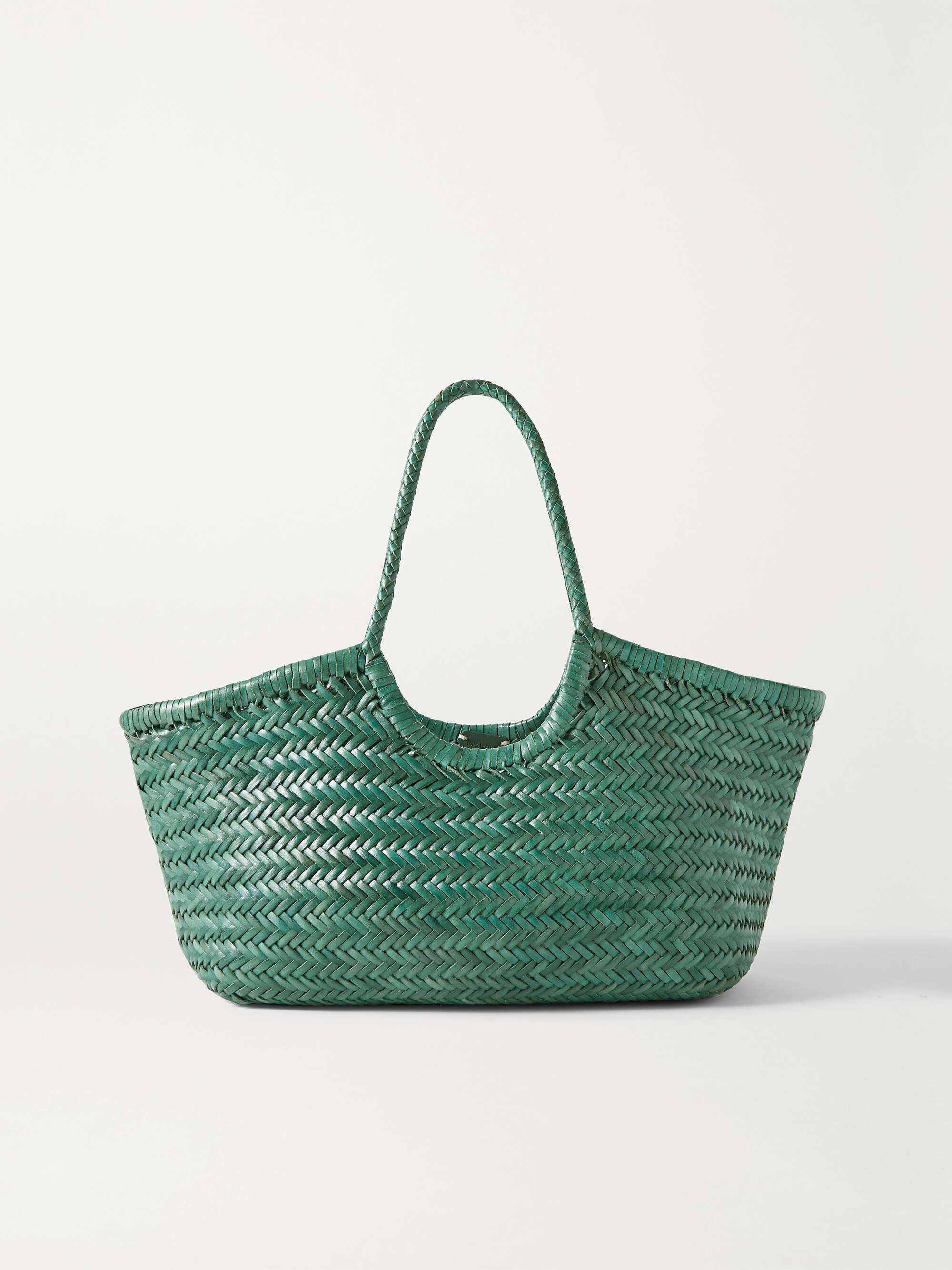 Nantucket Large Woven Leather Tote