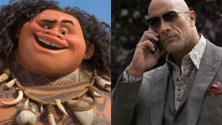 The Rock in Moana and HBO's Ballers.