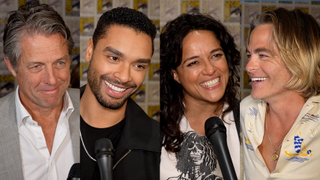The cast of Dungeons & Dragons: Honor Among Thieves in an interview with CinemaBlend at San Diego Comic-Con 2022.