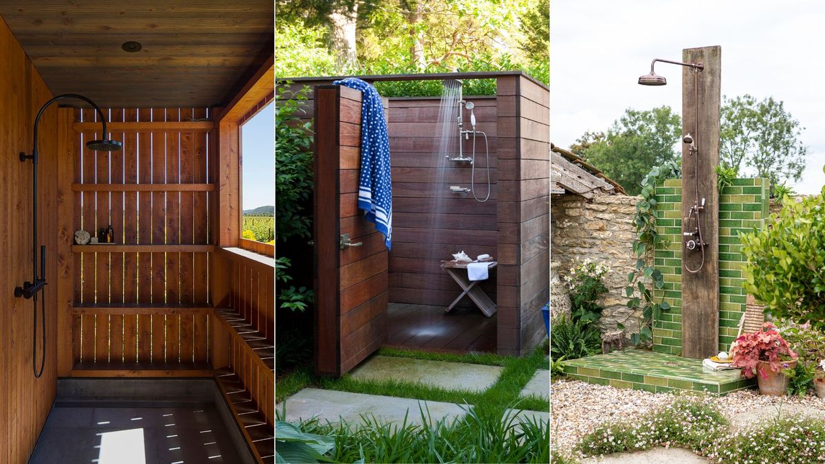 Outdoor shower ideas – 11 refreshing ways to cool off in your own backyard
