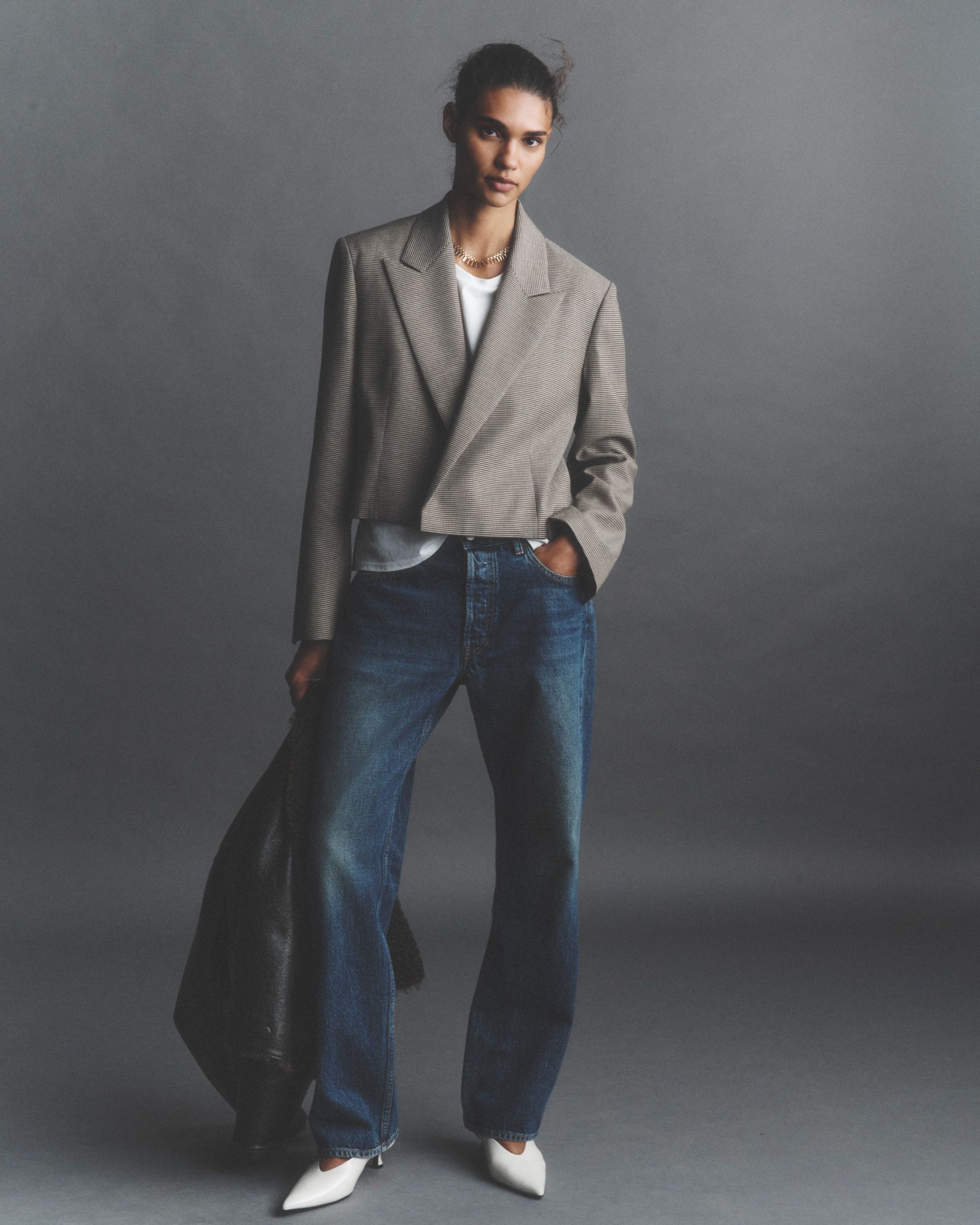 Model wearing clothing from ALC's fall 2026 collection.