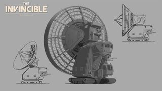 Making The Invincible; a radar designed in the 1950s style
