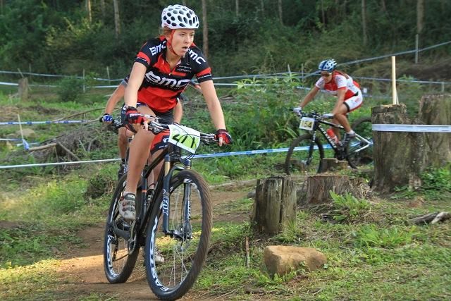 Bianca Haw (BMC-SA) dominated the junior women's race by more than 10 minutes at round 2 of the Cycling SA-MTB National Cup Series in Pietermaritzburg