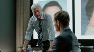 Richard Gere and Michael Fassbender in The Agency