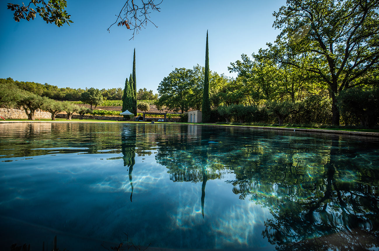 Miraval pool, provence