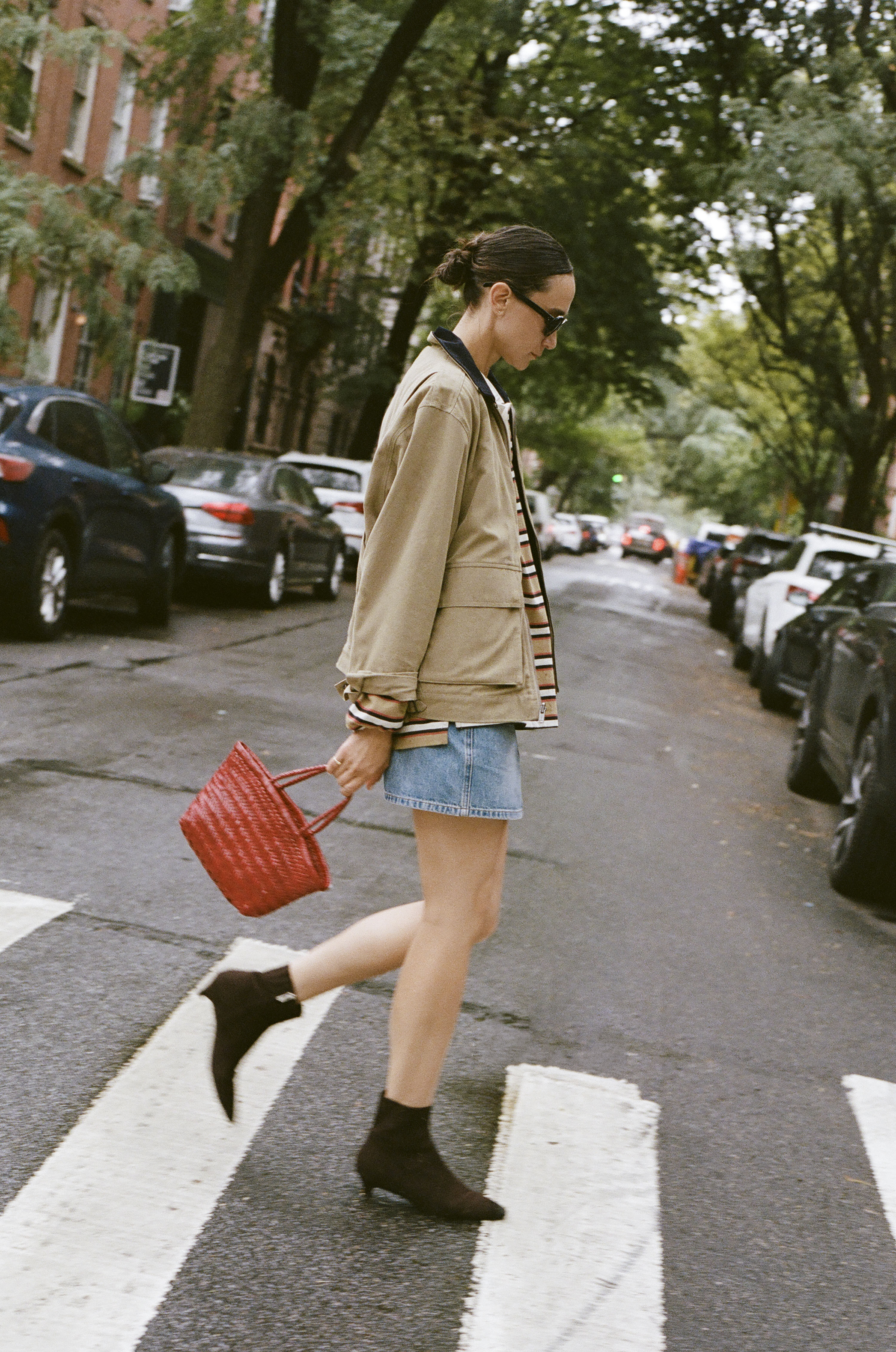 Woman wearing Alex Mill x Margaux Inga boots
