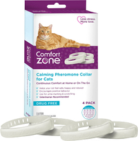 Comfort Zone 4 Pack Cat Calming Pheromone Collar for Cats
RRP: $39.99 | Now: $30.23 | Save: $9.76 (24%)