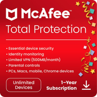 McAfee Total Protection 2023: was $100 now $20 @ Amazon