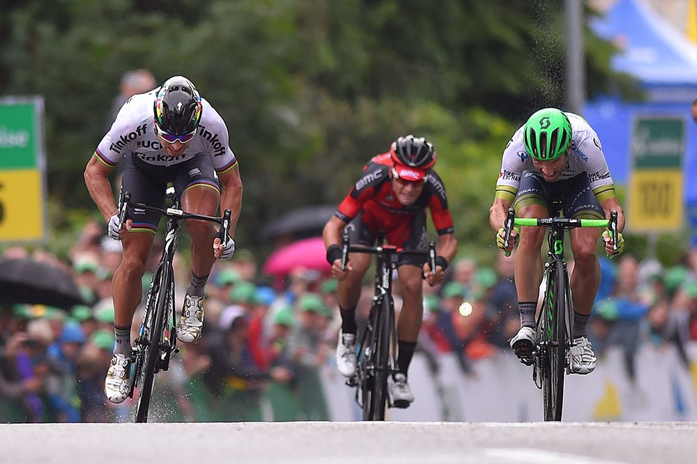 Peter Sagan (Tinkoff) takes a gritty Tour de Suisse stage win