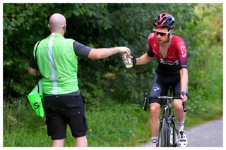 Owain Doull of The United Kingdom and Team Ineos / Soigneur / Feed Zone / Bottle / during the 77th Tour of Poland 2020, Stage 4 a 173km stage