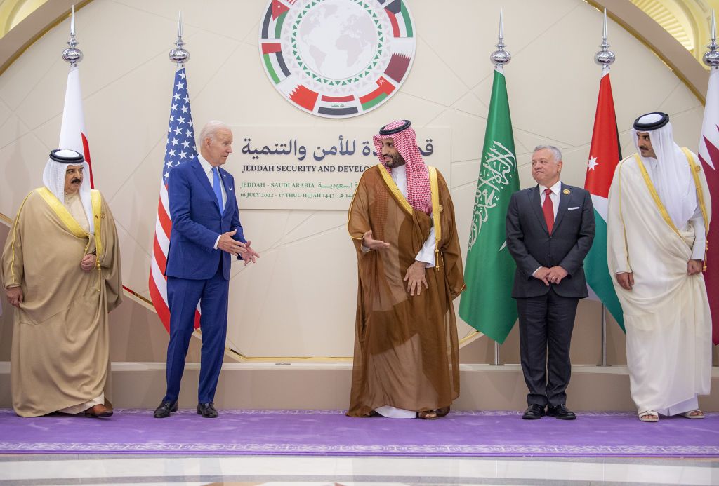 Biden and Crown Prince Mohammed bin Salman