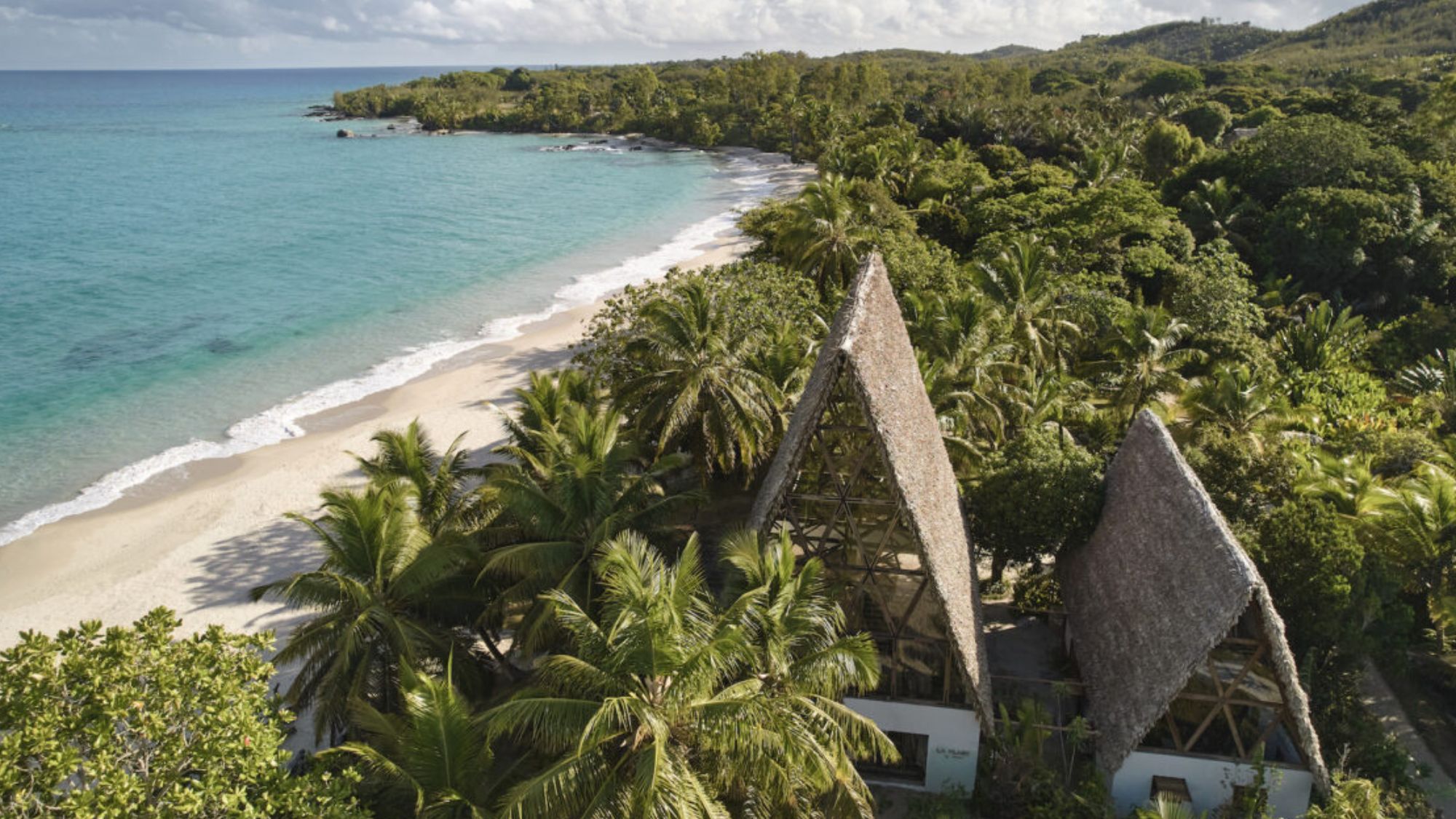 Voaara, Madagascar - foliage next to beach